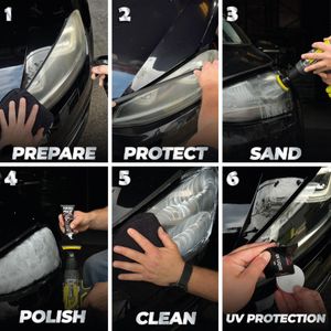 BassMotor Headlight Polishing Kit – Complete Restoration System