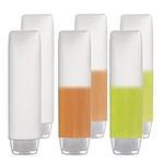 6-Pack Travel Size Plastic Squeeze 