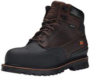 Timberland Pro - Mens 6" Rigmaster Xt Steel Safety Toe Waterproof Shoe, 10 UK, Dark Brown