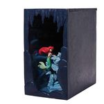 Enesco Disney Showcase The Little Mermaid Ariel's Secret Grotto Lit Book Holder Bookend, 9 Inch, Multicolor