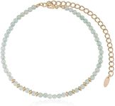 Ettika Beaded Necklace, Choker For Women. Aventurine Necklace, Beaded Necklaces For Women. Still Surprise You 18K Gold Plated