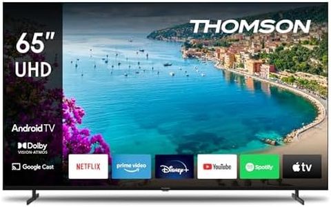 Thomson 65 Pollici (164 cm) UHD TV Smart Android TV (WLAN, HDR, Triple Tuner DVB-C/S2/T2) – 65UA5S13-2023
