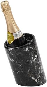 Radicaln Marble Wine Cooler Black 5"x8.5" Inch Handmade Home & Kitchen Gadgets Bottle Cooler - Drink Organizer Wine & Bar Accessories For Home Bar Set - Home Décor Kitchen Utensil Holder