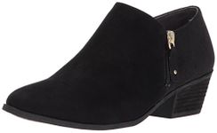 Dr. Scholl's Shoes Women's Short Ankle Boot, Black Microfiber Suede, 5 UK