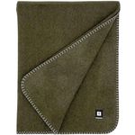 EKTOS 100% Virgin Wool Blankets, 90" x 78", Survival Kits, Camp Equipment, Car Camping (Olive Green, Full Size)