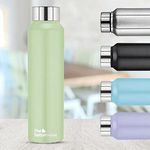 The Better Home Stainless Steel Water Bottle 1 Litre | Leak Proof, Durable & Rust Proof | Non-Toxic & BPA Free Steel Bottles 1+ Litre | Eco Friendly Stainless Steel Water Bottle (Pack of 1)