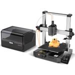 ANYCUBIC 3D Printer Kobra 3 Combo, Smart Multicolor Printing with Filament Drying Function, 600 mm/s High Speed FDM 3D Printer, LeviQ 3.0 Auto-Leveling,Larger Size 250 * 250 * 260mm