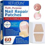 Fungal Nail Treatment,Nail Repair Patches 60PCS,Toe Nail Treatment,Nail Repair Treatment for Restores Damaged Nails, 8 Hour Overnight Nail Repair Restores Healthy Nails