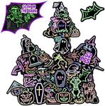 52 Pcs Neon Halloween Stickers for 