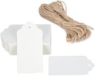 G2PLUS White Gift Tags with String，