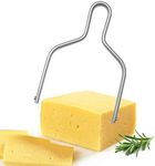 Cheese Slicer & Cheese Cutter Stainless Steel Cheese Slicers with Wire | Cheese Slicer for Block Cheese & Butter Slicer