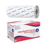 Dynarex 3641-BX View Guard Transparent Film Dressing Roll, Non-Sterile Dressing, 6" x 11 Yard