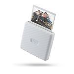 instax LINK Wide portable smartphone instant photo printer, WIDE film format, Ash White