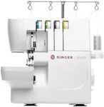SINGER S0100 Metal Frame Serger with Accessory Kit | Overlock Machine with 6 Built-in Stitches, 2-3-4 Thread Capability, Adjustable Tension & Stitch Length, 1300 Stiches per Minute & Differential Feed
