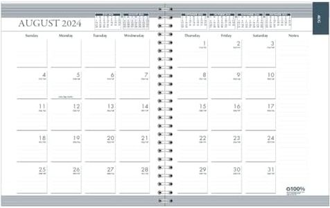 House of Doolittle 2024-2025 Weekly and Monthly Planner, Academic, Dots Hard Cover, 7 x 9 Inches, August - July (HOD29593-25)