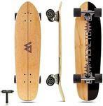 Magneto Complete Skateboard | 27.5" x 7.5" | Canadian Maple Wood | 60 MM Urethane Wheels | Double Kick Concave Deck | Kids Skateboard Cruiser Skateboards | Skateboard for Beginners, Teens & Adults