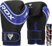 RDX Kids Boxing Gloves, 6oz 4oz Junior Training Mitts, Maya Hide Leather Ventilated Palm, Muay Thai Sparring MMA Kickboxing, Punch Bag Speed Ball Focus Pads Punching Workout, Youth Games Fun