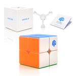 GAN 249 V2,2x2 Speed Cube for Kids and Adults,2x2x2 Magic Cube Puzzle Toy (49mm)