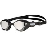 ARENA Cobra Tri Swipe Mirror Unisex Adult Triathlon Goggles, Swimming Pool Goggles with Mirror Lenses, Anti-Fog, UV Protection, 3 Interchangeable Nose Bridges