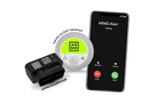 ARMD Guard, Smart Van Alarm and Tracker, Wire Free Motion Detector calls Mobile Phone, Real-time GPS Locator, Fleet View, easy Set-up, SIM Card and Data Included