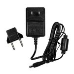 HQRP AC Adapter for DigiTech Trio Band Creator Guitar Effects Pedal Power Supply Cord Adaptor + Euro Plug Adapter