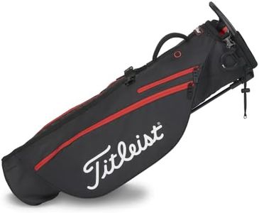 Titleist Premium Carry Bag Black/Black/Red