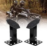 US Support ATV Passenger Foot Rest, ATV Foot Pedestal,(Black) ATV Foot Rest Adjustable Footrest, ATV Passenger Foot Pegs w/Anti-Slip Grip fit for Polaris Sportsman Scrambler Foreman Fourtrax Grizzly