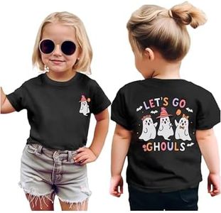 Halloween Shirts Toddler Boy Girls Cute Ghost Pumpkin Graphic Tshirt Kids Boo Spooky Seaon Tee Top