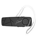 TELLUR Vox 55 Bluetooth Headset Monoaural, Hands Free Earpiece, Multipoint, Two Devices Connected Simultaneous, Iphone and Android, Black