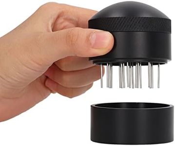 Coffee Needle Distributor, Stainless Steel Needle Coffee Stirrer with Base for Even Distribution of Coffee Powder, (51/53/58mm) Three (51MM)