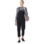 KAVU San Blas Womens Overalls Relaxed Fit Quick Dry Pants-Black-XL