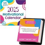 2025 Motivational Calendar | Includes 300+ Positive Quotes and Affirmations, Enjoy a Whole Year of Inspirational Quotes, Phrases & Affirmations for Success, Happiness & Personal Growth