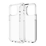 ZAGG Gear 4 Crystal Palace D30 Protective Case for iPhone 13 Pro, 5G, Slim, Shockproof, Wireless Charging, MagSafe, (Clear)