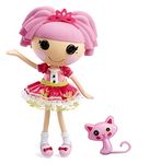 Lalaloopsy Doll - Jewel Sparkles with Pet Persian Cat, 13" Princess Doll with Changeable Pink Outfit and Shoes, in Reusable House Package playset, for Ages 3-103, Multicolor