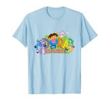 Dora the Explorer Classic Logo with Boots and Swiper T-Shirt