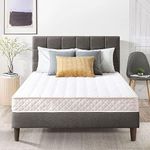 Best Price Mattress 8 Inch Tight-Top Pocket Spring-Mattress - Motion Isolation Individually Encased Pocket Springs, Comfort Foam-Top, CertiPUR-US Certified Foam, King, White