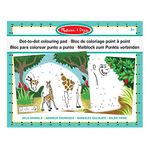 Melissa and Doug ABC 123 Dot-to-Dot Coloring Pad – Wild Animals