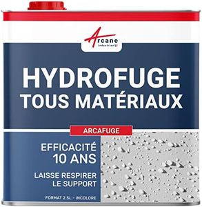 Imperméabilisant hydrofuge toiture, façade, béton poreux : Arcafuge - 2.5 L (jusqu'à 12.5 m²) - ARCANE INDUSTRIES