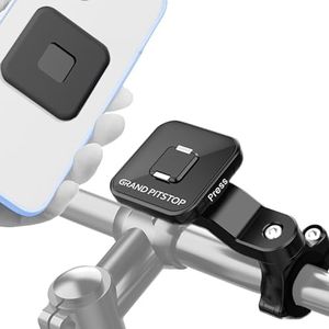 GRAND PITSTOP Quick Lock GEN-1 with in-Built Magnetic Lock Technology Handlebar Motorcycle Mobile Holder