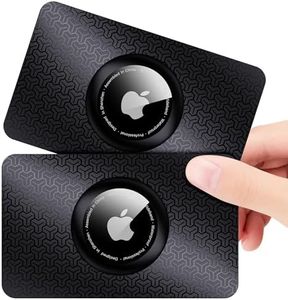 AirTag Wallet Holder Slim Insert [2 Pack] Flexible Thin AirTag Case Cover Compatible with Apple AirTag, for Badge, Gift, Business Card Cases, Air Tag Case Accessories, Patent Pending