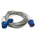 25M - 230V / 240V SY Cable Extension Lead 4mm 32A 3 Pin Plug & Socket