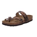 Birkenstock Women's Mayari Adjustable Toe Loop Cork Footbed Sandal Tobacco 38 M EU