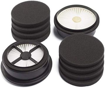 LTWHOME Replacement HEPA Filter and Foam Filter Kit Fit for Dirt Devil Vacuum Cleaners F44, Compares to 304019001 (Pack of 2 Set)