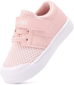 Baby Walking Shoes First Boy Girl Walker Infant Sock Tennis Mesh Sneakers Breathable 6 9 12 18 24 Months Pink Size 18-24 Months Toddler