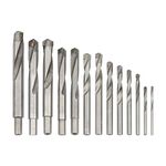 Unxuey 13pcs Cemented Carbide Drill Bits, 3-15mm, Spiral Flute, Ideal for Stainless Steel, Copper, Aluminum, Zinc Alloy, Drill Bits for Metal