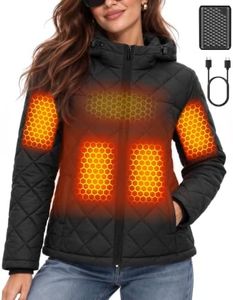 Women Heated Puffer Jacket Winter Coat Battery Pack Included Vest Gamer Tech Lover Nurse Practitioner Graduation Dentist Doctor EMT Rad Lab Radiology Mri Surgical Ultrasound Pharmacist Cool Her Gift