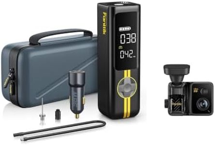 Fanttik X8 Apex Tire Inflator And Luma K10 Apex Dash Cam | Fanttik X8 APEX EV Tire Inflator Portable Air Pump, 2X Faster Inflation 150PSI Cordless Air Compressor with Powerful Battery,