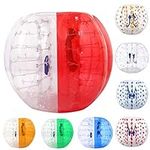 Hikole Inflatable Bumper Ball, Bubble Soccer Zorb Ball 5FT(1.5m) Dia, Human Hamster Balls for Adults Teens, 1 Pack (Half Red)