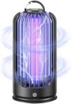 Bug Zapper Outdoor/Indoor, 4000mAh Electric Mosquito Zapper Outdoor Rechargeable Outdoor Waterproof Insect Fly Zapper Insect Killer Mosquito Trap for Home Garden Backyard, Camping Picnic