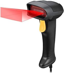 NuScan 2500TU - Commercial 2D Barcode Scanner with Cable, Antimicrobial, CCD Sensor, with USB for POS